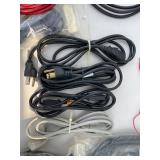 Assorted Lot of Computer and Video Cables