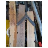 Assorted Woodworking Bar Clamps and Shopsmith Guides