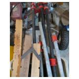 Assorted Woodworking Bar Clamps and Shopsmith Guides