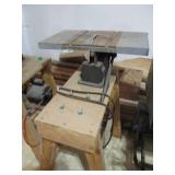 Vintage Table Saw on Wooden Stand