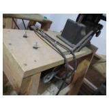Vintage Table Saw on Wooden Stand