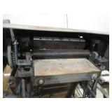 Vintage Woodworking Jointer Planer Machine