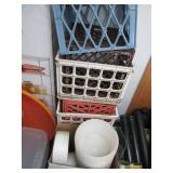 Lot of Plastic Crates and Buckets