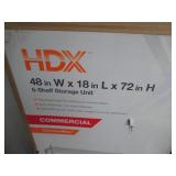 HDX 5-Shelf Storage Unit and Grey Hose