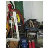 Miller Thunderbolt AC/DC welder along with related accessories.