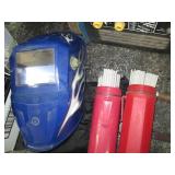 Miller Thunderbolt AC/DC welder along with related accessories.