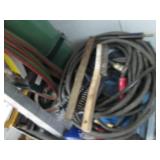 Miller Thunderbolt AC/DC welder along with related accessories.