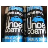 Lot of Automotive Rubberized Undercoating Spray Cans