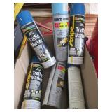 Lot of Traffic Marker and Striping Paint Cans