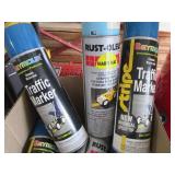 Lot of Traffic Marker and Striping Paint Cans