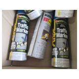 Lot of Traffic Marker and Striping Paint Cans