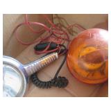 Automotive Work Light and Amber Emergency Beacon