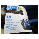 Lot of 3 Heavy-Duty Tool Bags - Kobalt, Husky, Masterforce