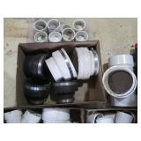 Lot of PVC and Rubber Pipe Fittings