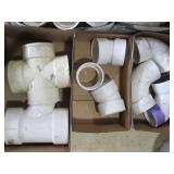 Lot of Assorted PVC Plumbing Fittings