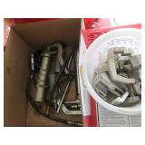 Lot of Automotive Grease Guns and Brake Caliper Tools