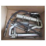 Lot of Automotive Grease Guns and Brake Caliper Tools