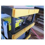 Plastic storage shelf