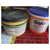 Quikrete Hydraulic Water-Stop Cement and Gojo Fast Towels