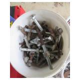 Assorted Bolts, Nuts, and Washers Collection