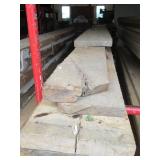 Lot of Rough Cut Lumber Planks