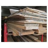 Lot of Mixed Lumber and Reclaimed Wood Boards