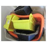 Assorted Storage Bins and Tool Chest Drawer Organizers