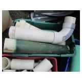 Lot of Assorted PVC and ABS Pipes and Fittings