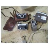Lot of Vintage Cameras and Accessories