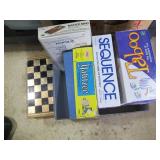 Lot of Classic Board Games and Chess Set