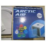 Lot of 4 Blaux Wearable Fans and 1 Arctic Air Cooler