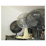 Lot of 4 Electric Fans - Comfort Zone, Vornado, and Generic