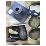 Lot of Knee Pads and Roof Flashing