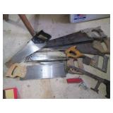 Lot of Assorted Hand Saws