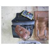 Lot of Tool Belts, Wrenches, and Pruning Shears