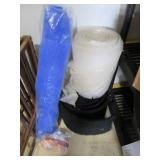 Lot of Packing Materials Including Bubble Wrap, Fiberglass Air Filters