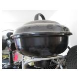 Charcoal Grill with Kingsford Lighter and Char-Broil Hickory Wood Chips