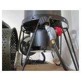Large Aluminum Stock Pot with Burner Stand and Basket