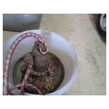 Lot of 2 Boat Anchors with Nylon Ropes