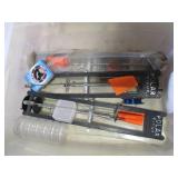 Ice Fishing Equipment Lot: Polar Tip-Ups, Ice Fly Reel, Maps & Propane Tank