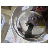 Ice Fishing Equipment Lot: Polar Tip-Ups, Ice Fly Reel, Maps & Propane Tank