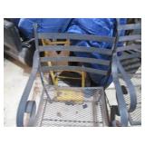 Pair of Metal Mesh Patio Chairs