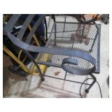 Pair of Metal Mesh Patio Chairs