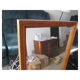 Wooden Framed Mirror