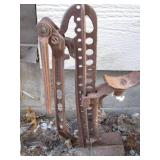 Vintage Rusted Mechanical Automotive Jack