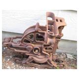 Antique Cast Iron Hay Trolley