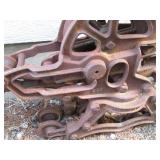 Antique Cast Iron Hay Trolley