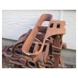 Antique Cast Iron Hay Trolley