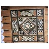 Ornate Turkish Inlay Backgammon Set