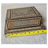 Ornate Turkish Inlay Music Box